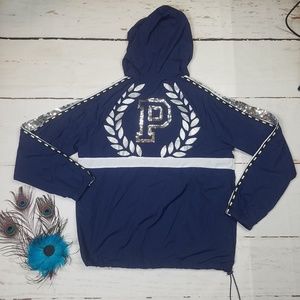 NEW XS/S BLUE PINK NATION BLING JACKET